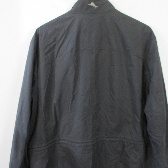 Tommy Bahama Trinidad Water Resistant Utility Jacket Men XL Black Full Zip 486 - Picture 10 of 15